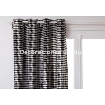 CORTINA CONFECCIONADA PATA GALLO - Imagen 1