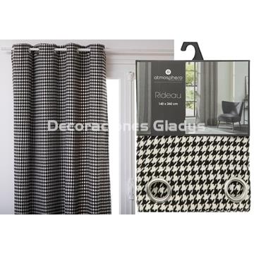 CORTINA CONFECCIONADA PATA GALLO - Imagen 2