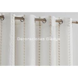CORTINA CONFECCIONADA RAYA CHENIL - Imagen 2
