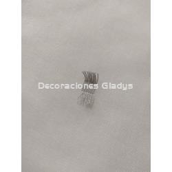 CORTINA VISILLO FLECOS GRIS - Imagen 2