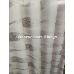 CORTINA VISILLO MARSELLA BEIG - Imagen 1