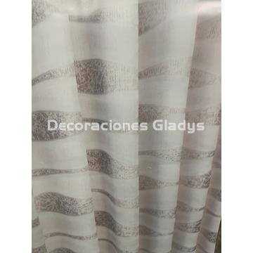 CORTINA VISILLO MARSELLA BEIG - Imagen 1