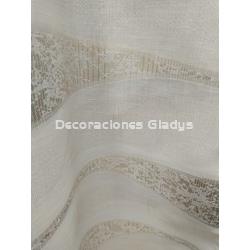 CORTINA VISILLO MARSELLA BEIG - Imagen 2