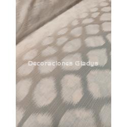 CORTINA VISILLO RAYAS GRIS - Imagen 1