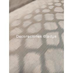 CORTINA VISILLO RAYAS GRIS - Imagen 2