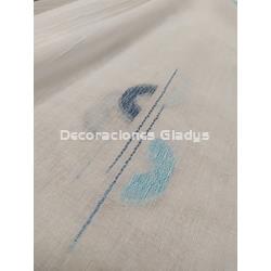 CORTINA VISILLO RECIFE AZUL - Imagen 2