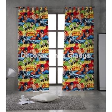 CORTINAS TRABILLAS COMIC DE JUSTICE LEAGUE - Imagen 1