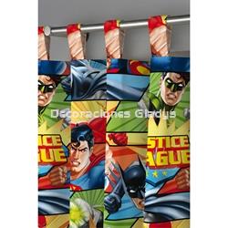 CORTINAS TRABILLAS COMIC DE JUSTICE LEAGUE - Imagen 2