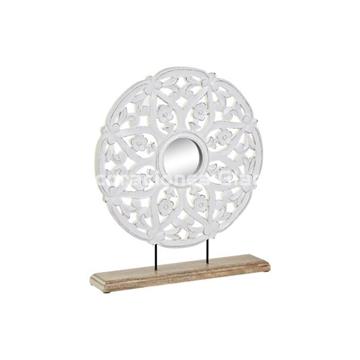 DECORACION MANGO ESPEJO DECAPE BLANCO - Imagen 1