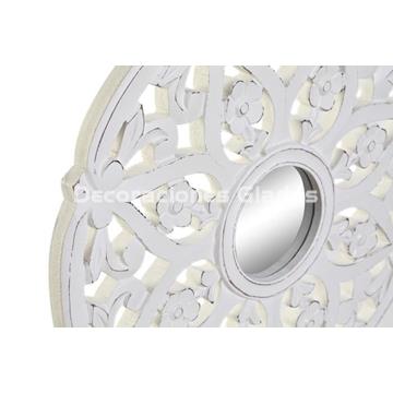 DECORACION MANGO ESPEJO DECAPE BLANCO - Imagen 2