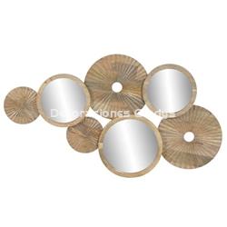 DECORACION PARED MANGO ESPEJO  NATURAL - Imagen 1