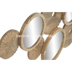 DECORACION PARED MANGO ESPEJO  NATURAL - Imagen 2
