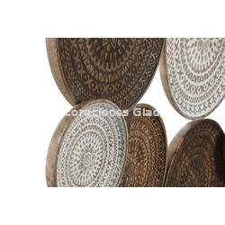 DECORACION PARED MANGO  MANDALAS DESGASTADO - Imagen 2