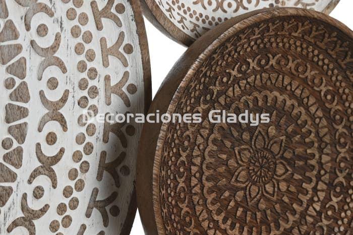 DECORACION PARED MANGO  MANDALAS DESGASTADO - Imagen 3