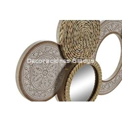 DECORACION PARED MDF ESPEJO NATURAL - Imagen 2