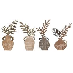 DECORACION PARED METAL  JARRON 4 SURT. - Imagen 1