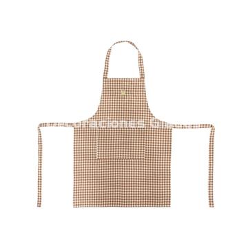 DELANTAL VICHY CORAZON - Imagen 1