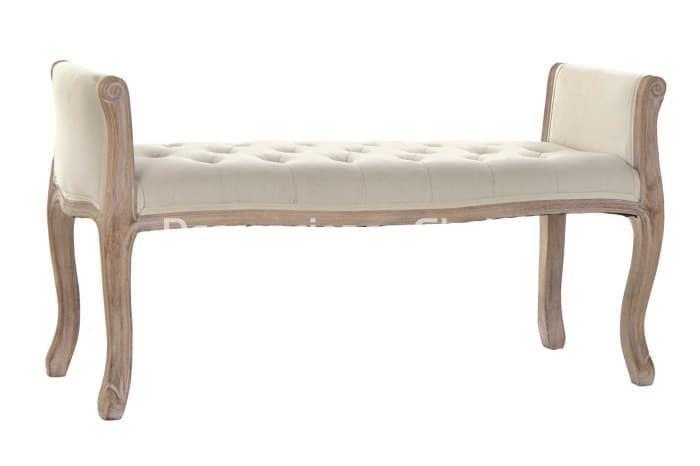 DESCALZADORA LINO RUBBERWOOD  BEIGE - Imagen 1