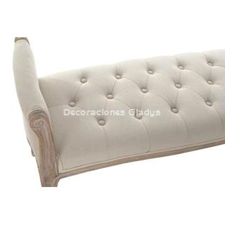 DESCALZADORA LINO RUBBERWOOD  BEIGE - Imagen 2
