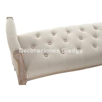 DESCALZADORA LINO RUBBERWOOD  BEIGE - Imagen 2