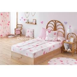 EDREDON AJUSTABLE CORAZONES - Imagen 1