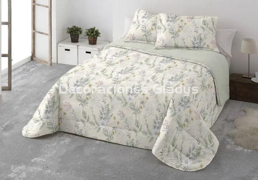 EDREDÓN BOUTI TELA/SHERPA MALALI AMARILLO - Imagen 1