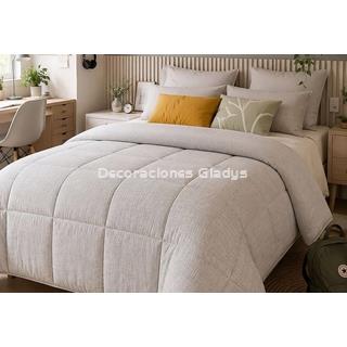EDREDON DUVET KEILA MARRON - Imagen 1