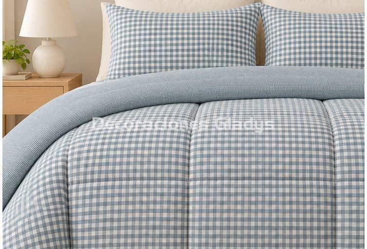 EDREDON DUVET LARISSA AZUL - Imagen 1