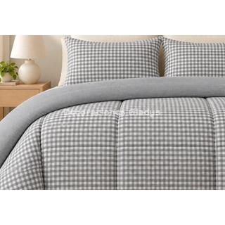 EDREDON DUVET LARISSA GRIS - Imagen 1