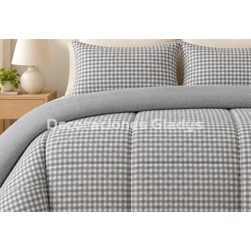 EDREDON DUVET LARISSA GRIS - Imagen 1