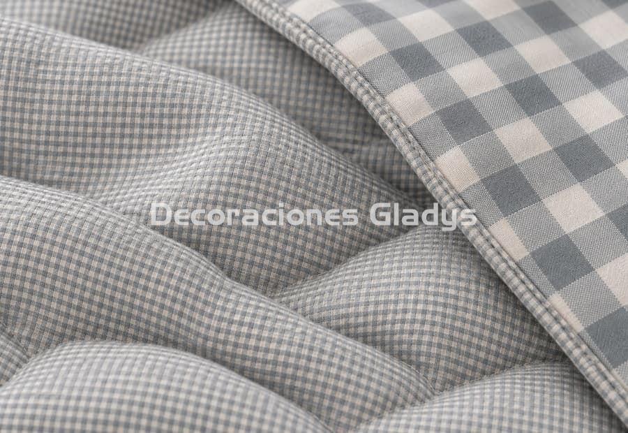EDREDON DUVET LARISSA GRIS - Imagen 2