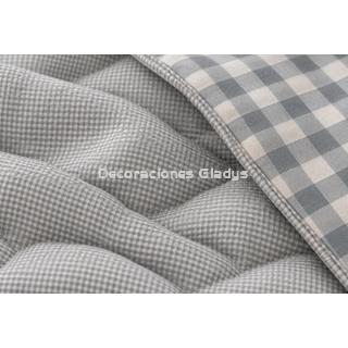 EDREDON DUVET LARISSA GRIS - Imagen 2