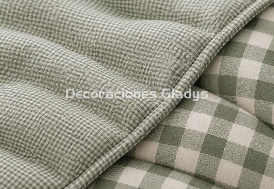 EDREDON DUVET LARISSA VERDE - Imagen 2