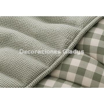 EDREDON DUVET LARISSA VERDE - Imagen 2