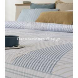 EDREDÓN ESTAMPADO SINFONIA AZUL - Imagen 2