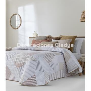 EDREDÓN ESTAMPADO SINFONIA TEJA - Imagen 1