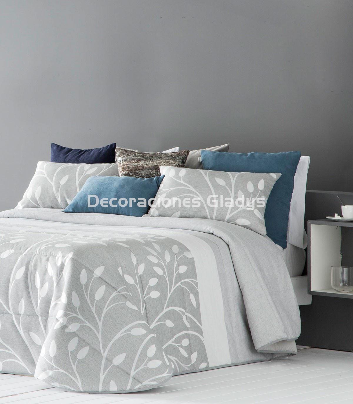 EDREDÓN JACQUARD CASTALLA GRIS - Imagen 1
