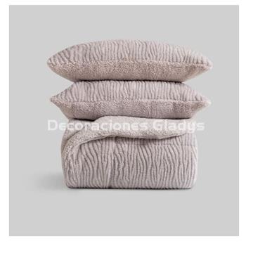 EDREDON JACQUARD CEDRIC GRIS - Imagen 2