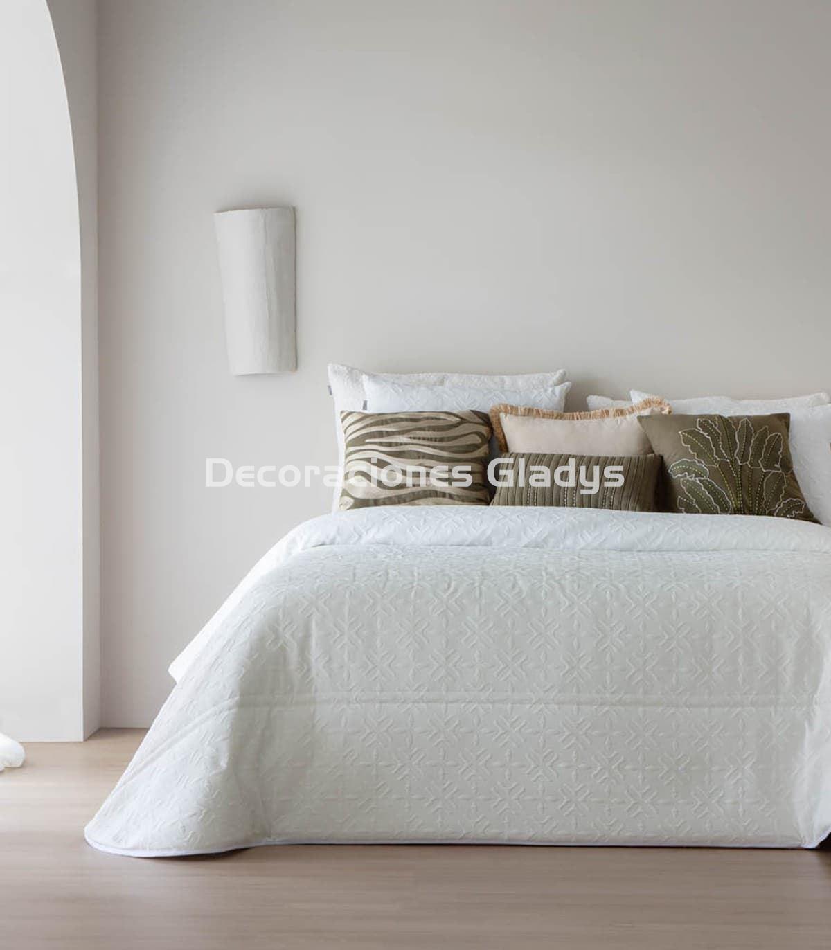 EDREDÓN JACQUARD MULA BLANCO - Imagen 1