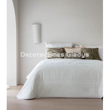 EDREDÓN JACQUARD MULA BLANCO - Imagen 1