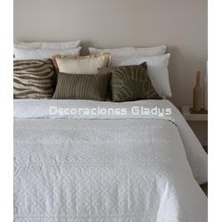 EDREDÓN JACQUARD MULA BLANCO - Imagen 2