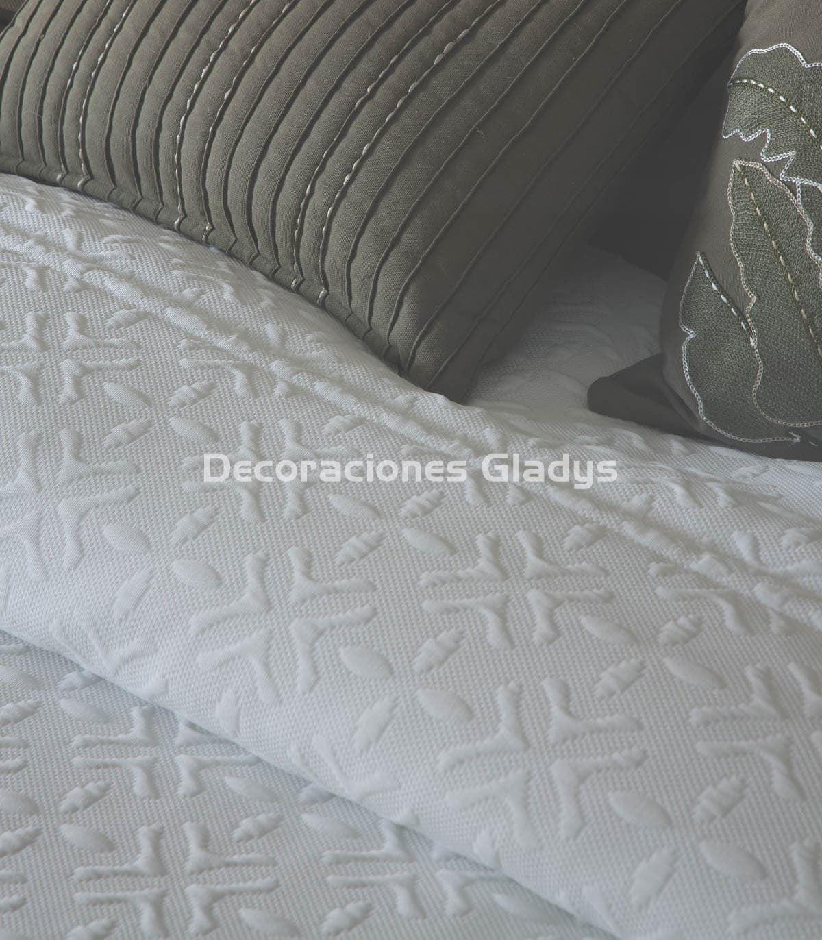 EDREDÓN JACQUARD MULA BLANCO - Imagen 3