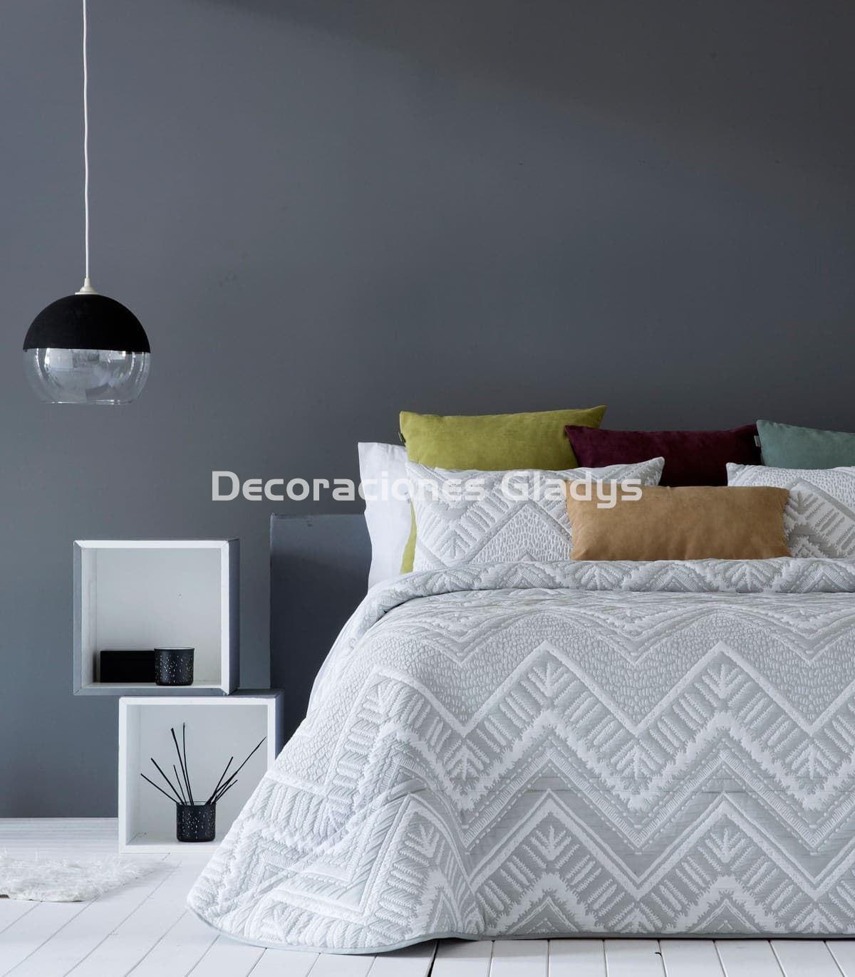 EDREDÓN JACQUARD NUCIA GRIS - Imagen 1