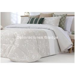 EDREDON JACQUARD TOPI BEIG - Imagen 1