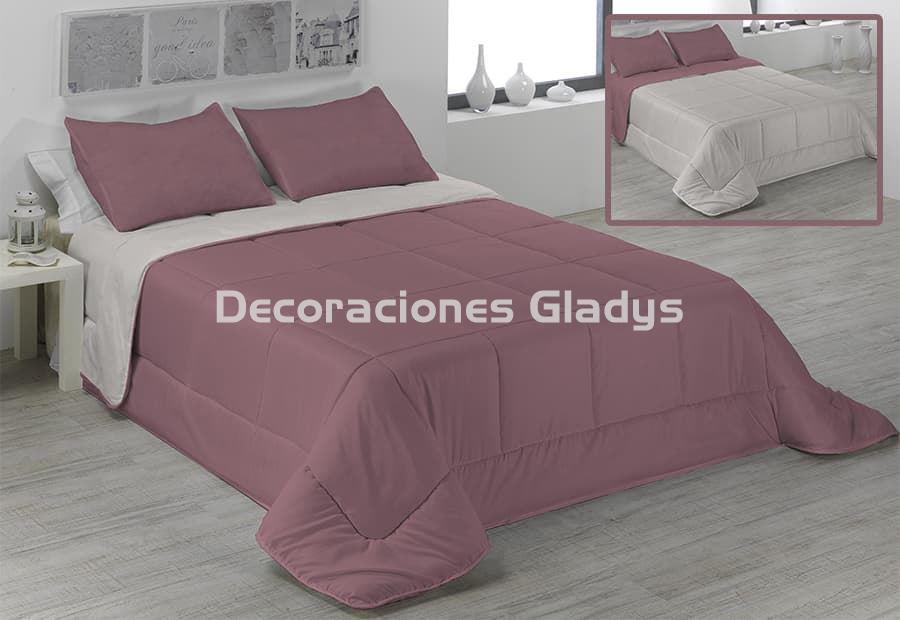 EDREDON NORDICO BICOLOR MAQUILLAJE-BEIG - Imagen 1