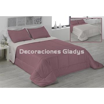 EDREDON NORDICO BICOLOR MAQUILLAJE-BEIG - Imagen 1