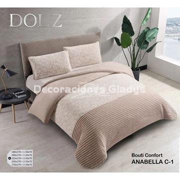 EDREDON SHERPA ANABELLA BEIGE - Imagen 1