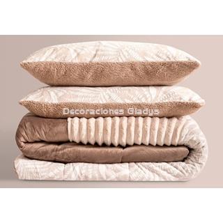 EDREDON SHERPA OSLAN BEIG - Imagen 2