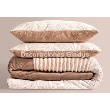 EDREDON SHERPA OSLAN BEIG - Imagen 2