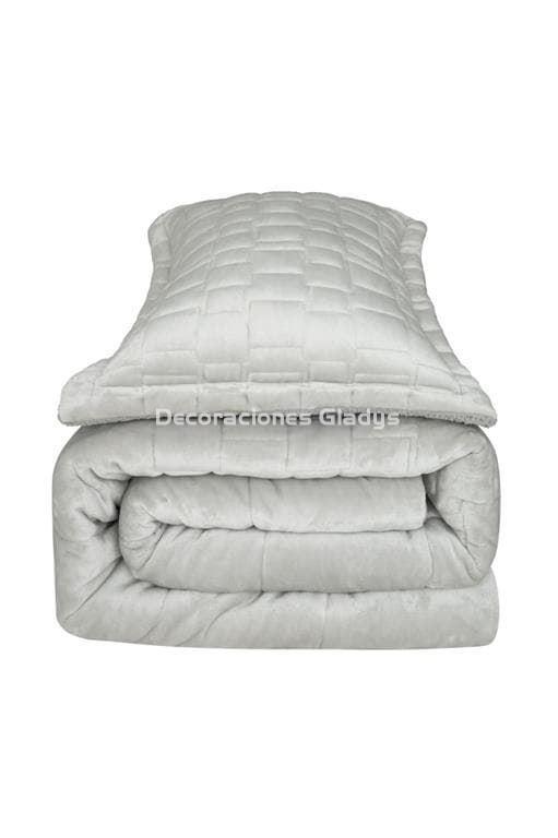 EDREDON SHERPA SHERIDAN GRIS - Imagen 2